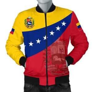 Venezuela Bomber Jacket Flag Independence Day Men A10 Bomber Jacket