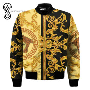 Versace Luxury Symbol All Over Print Bomber Jacket