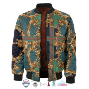 Versace Royal Texture 3D Bomber Jacket