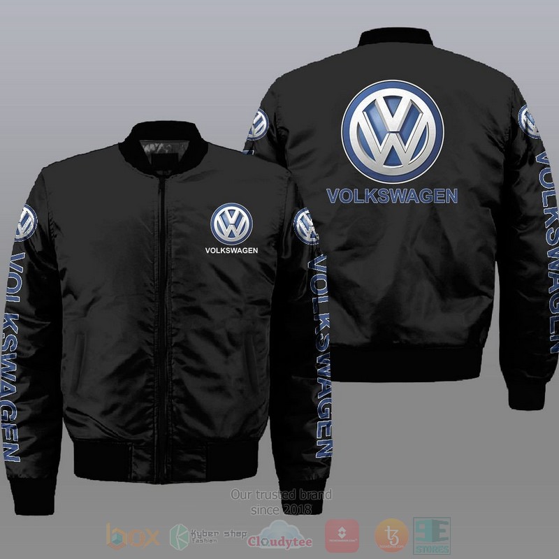 Volkswagen Car Bomber Jacket Volkswagen Car Bomber Jacket