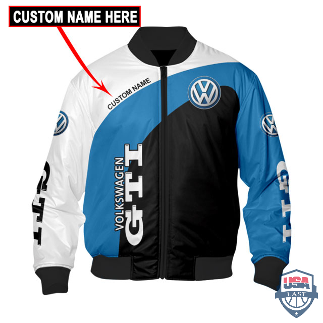 Volkswagen Gti Custom Name Bomber Jacket Volkswagen Gti Custom Name Bomber Jacket