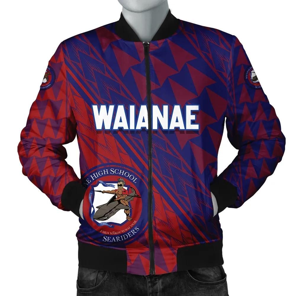 Waianae High Bomber Jacket - Energetic - AH JW Bomber Jacket Waianae High Bomber Jacket - Energetic - AH JW Bomber Jacket