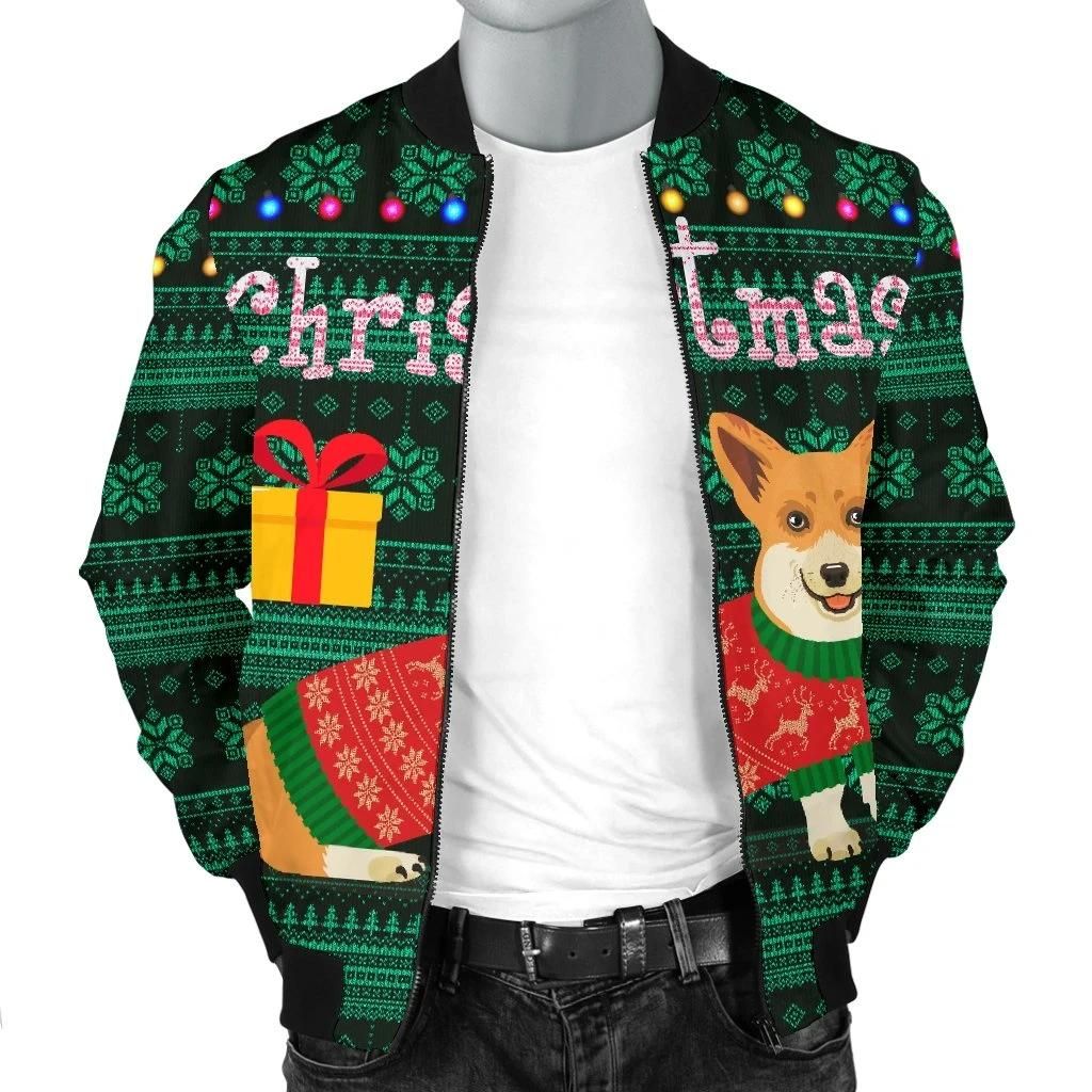 Wales-Christmas-Corgi-Mens-Bomber-Jacket-A31-Bomber-Jacket-2-1