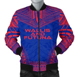 Wallis And Futuna Flag Polynesian Chief Men's Bomber Jacket - Bn10 Bomber Jacket