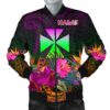 Wallis and Futuna Personalised Men's Bomber Jacket - Summer Hibiscus - BN15 Bomber Jacket