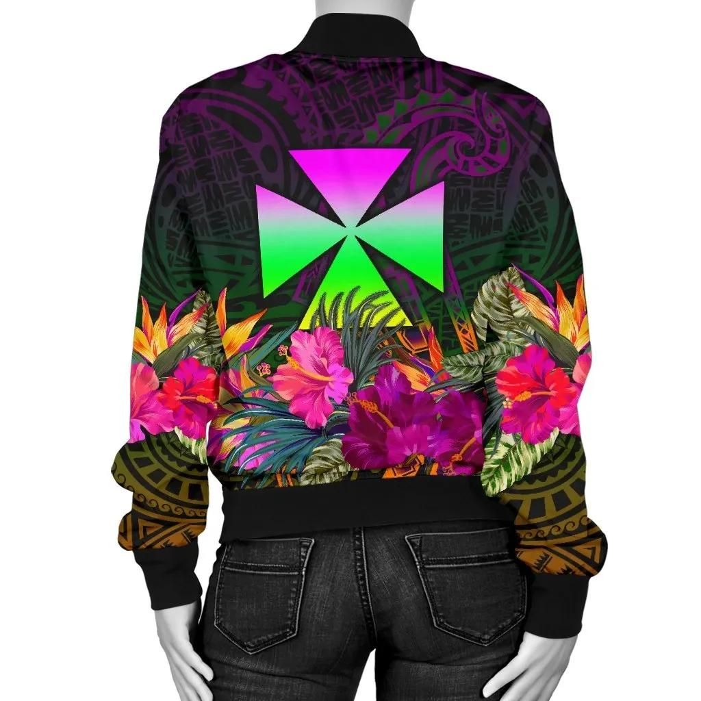 Wallis-and-Futuna-Womens-Bomber-Jacket-Summer-Hibiscus-BN15-Bomber-Jacket-1