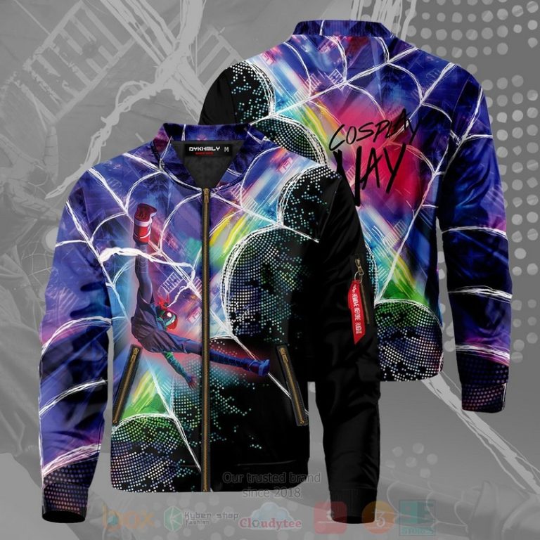 Web-Slinger-Miles-Signed-Bomber-Jacket-1-1