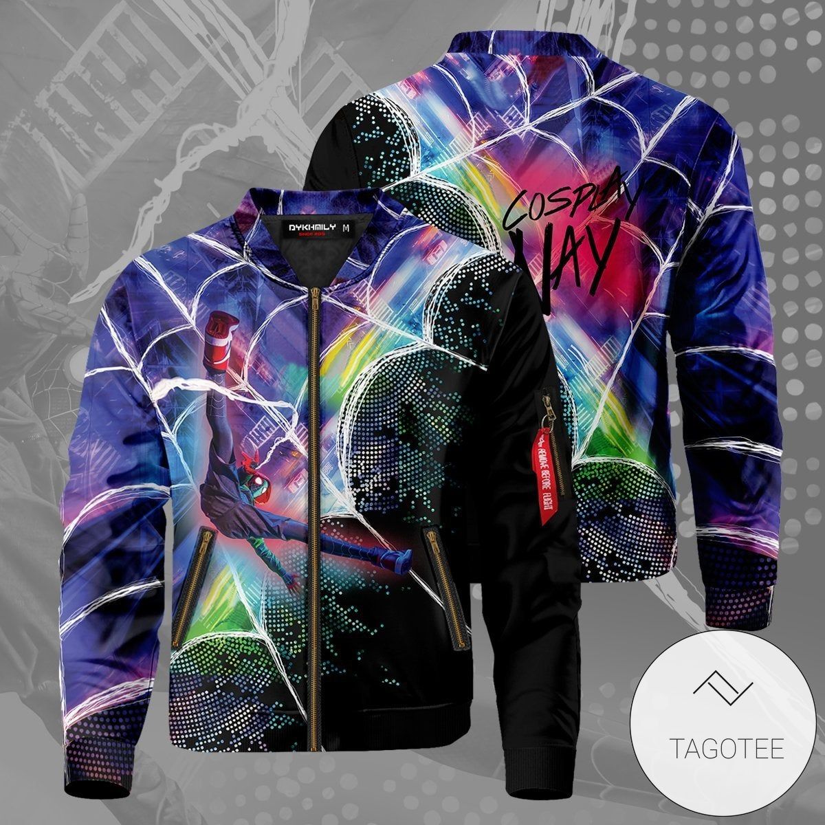 Web Slinger Miles Signed Bomber Jacket Web Slinger Miles Signed Bomber Jacket