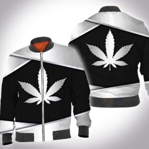 Weed silver metal 3D All Over Printed Shirt