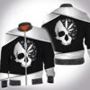 Weed skull silver metal 3D All Over Printed Shirt