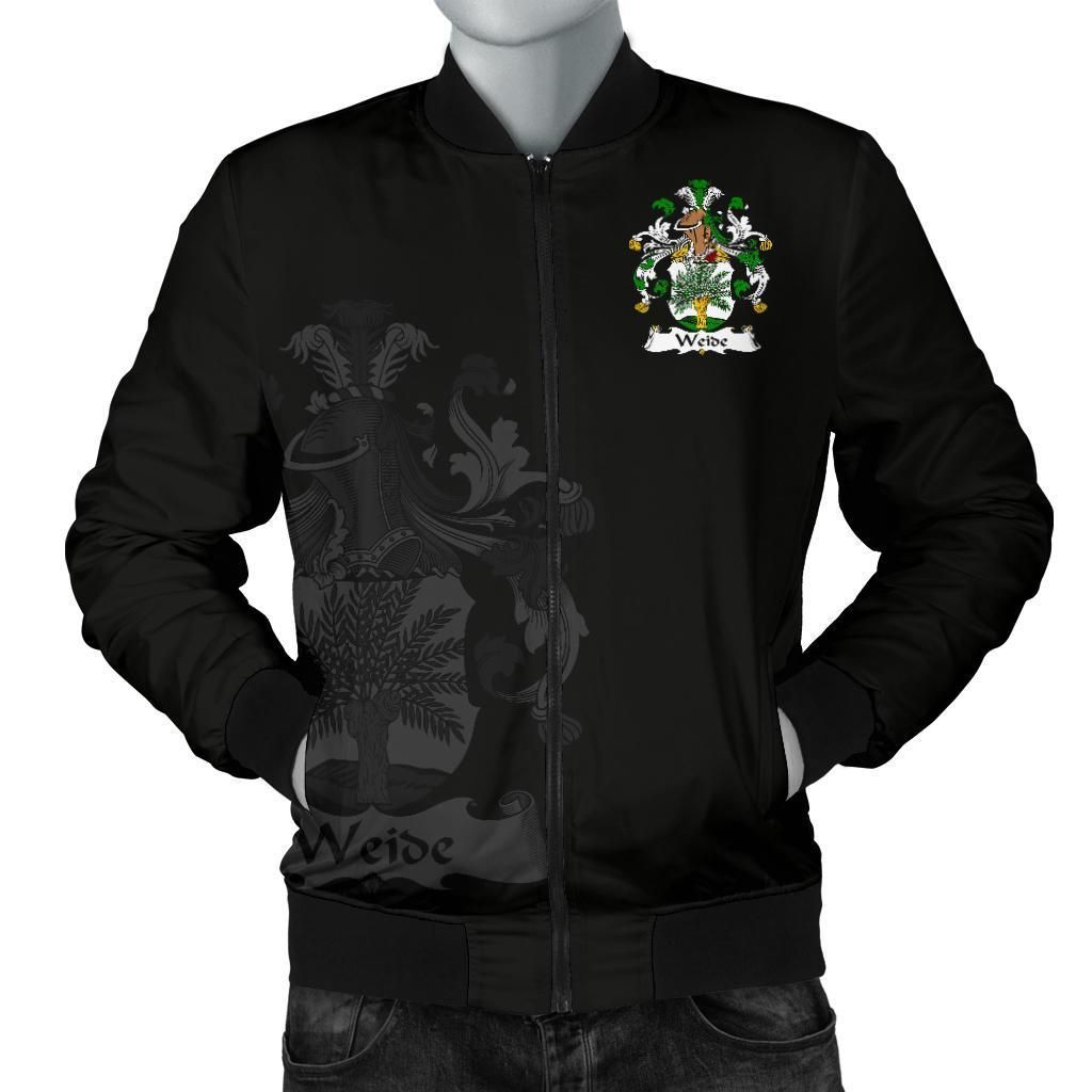 Weide Germany Men's Bomber Jacket - German Family Crest A7 Bomber Jacket Weide Germany Men's Bomber Jacket - German Family Crest A7 Bomber Jacket