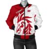 Welsh Bomber Jacket - Welsh Dragon Red (Women) A10 Bomber Jacket
