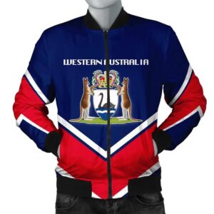 West Virginia Coat Of Arms Men Bomber Jacket Lucian Style J5W Bomber Jacket