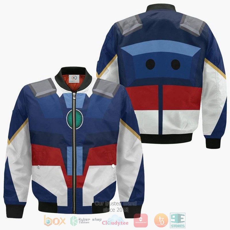 Wing Zero Mobile Suit Gundam Wing Anime Bomber Jacket Wing Zero Mobile Suit Gundam Wing Anime Bomber Jacket