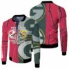 Wisconsin Badger On Saturdays And Green Bay Packer On Sundays 3D T Shirt Hoodie Sweater Jersey Bomber Jacket Model 6483 Bomber Jacket