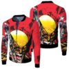 Wolverine With Claws Vs Hulk 3D Bomber Jacket