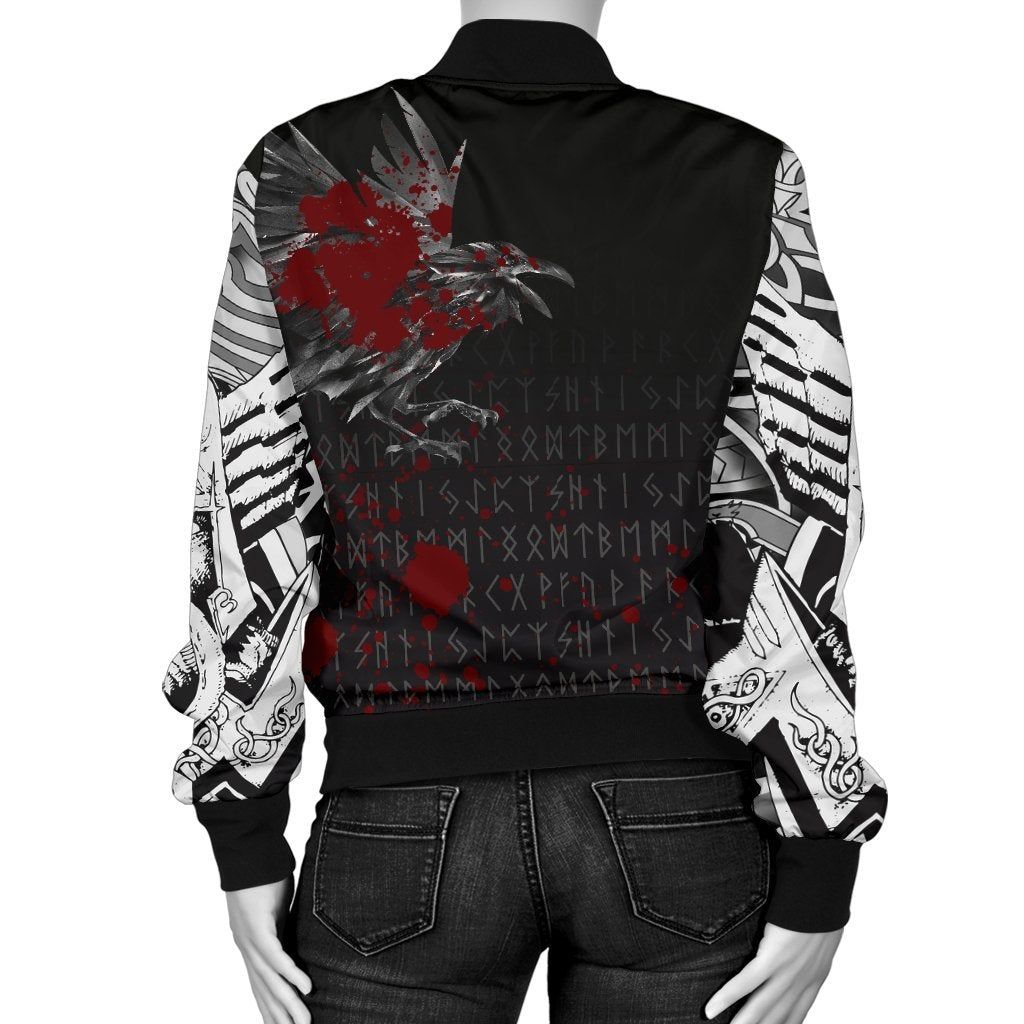 Womens-Bomber-Jacket-The-Raven-Of-Odin-Rune-Blood-A27-Bomber-Jacket-1