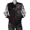 Women's Bomber Jacket - The Raven Of Odin Rune Blood A27 Bomber Jacket