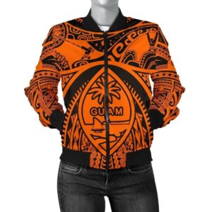 Women's Bomber Jackets - Guam Flag
