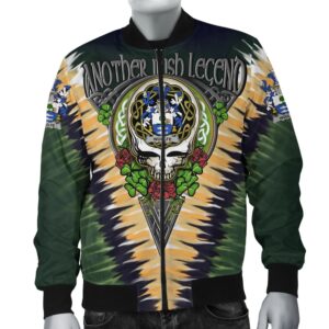Woulfe Ireland Bomber Jacket - GD Irish Legend Shamrock V Tie-Dye A7 Bomber Jacket