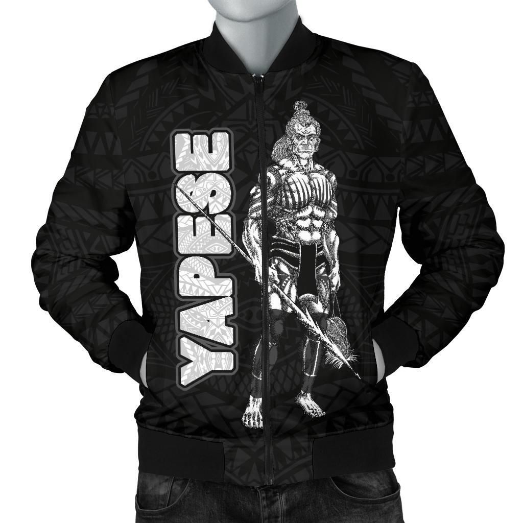 Yap Polynesian Men's Bomber Jacket - Micronesia Yapese Warrior - BN39 Bomber Jacket Yap Polynesian Men's Bomber Jacket - Micronesia Yapese Warrior - BN39 Bomber Jacket