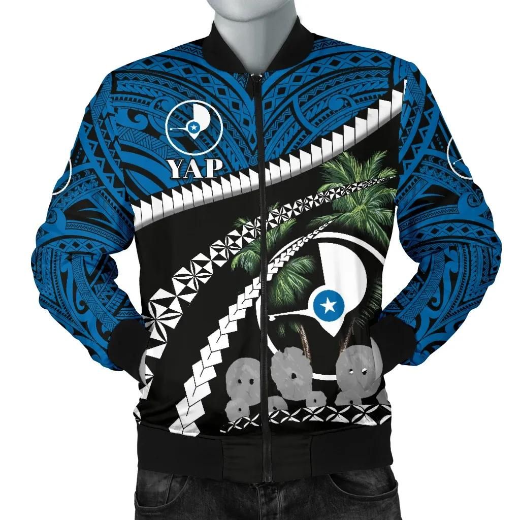 Yap Stone Money Men Bomber Jacket - Road to Hometown K8 Bomber Jacket Yap Stone Money Men Bomber Jacket - Road to Hometown K8 Bomber Jacket