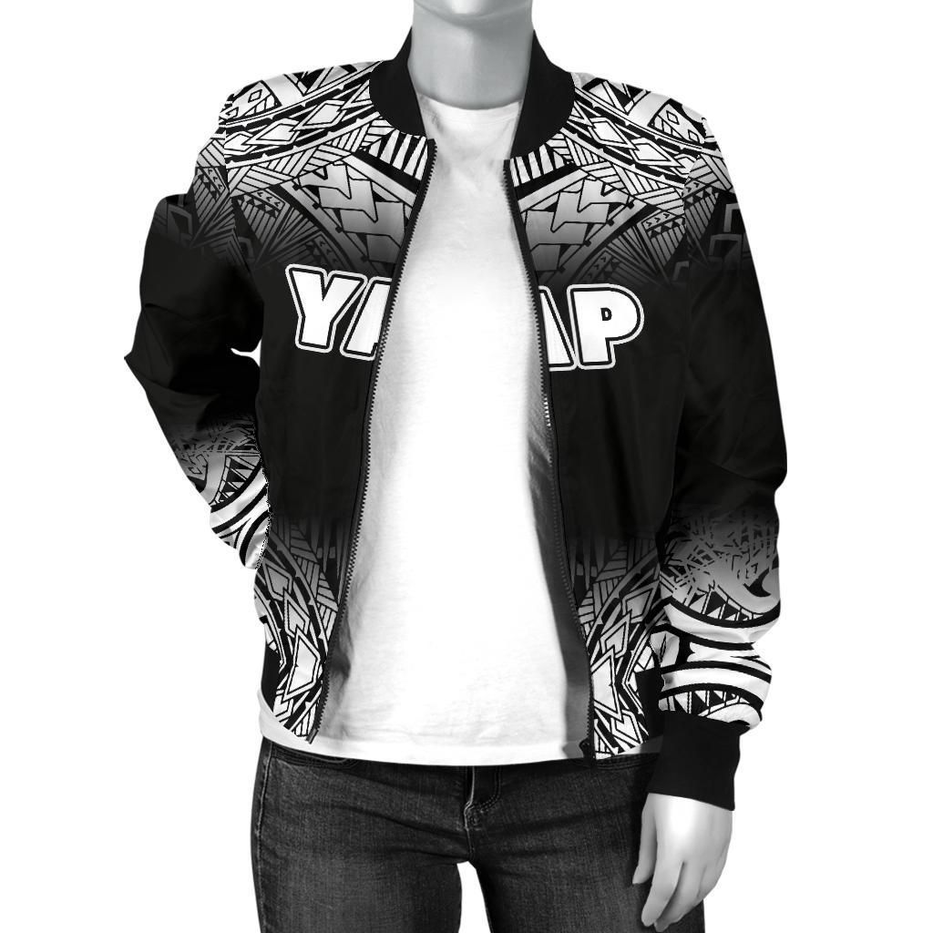 Yap-Womens-Bomber-Jacket-Fog-Black-Style-BN09-2