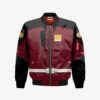 ZAFT Bomber Jacket Custom Gundam Red Cosplay Costumes Bomber Jacket