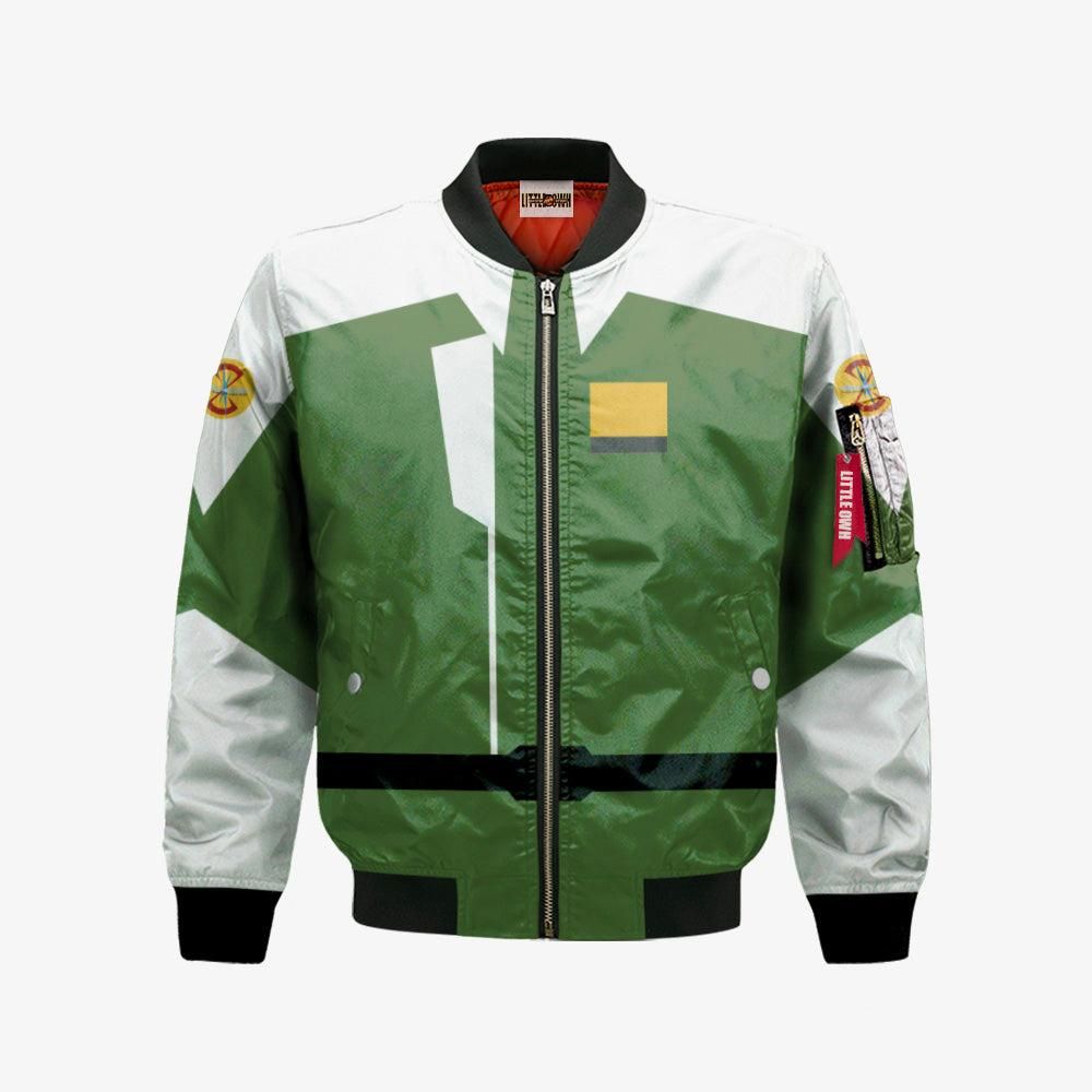 Zaft Bomber Jacket Custom Gundam Uniform Green Cosplay Costumes Bomber Jacket Zaft Bomber Jacket Custom Gundam Uniform Green Cosplay Costumes Bomber Jacket