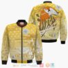 Zenitsu Agatsuma Demon Slayer Anime Cosplay Costume Bomber Jacket