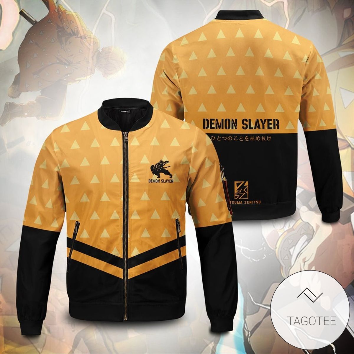 Zenitsu God Speed Bomber Jacket Zenitsu God Speed Bomber Jacket
