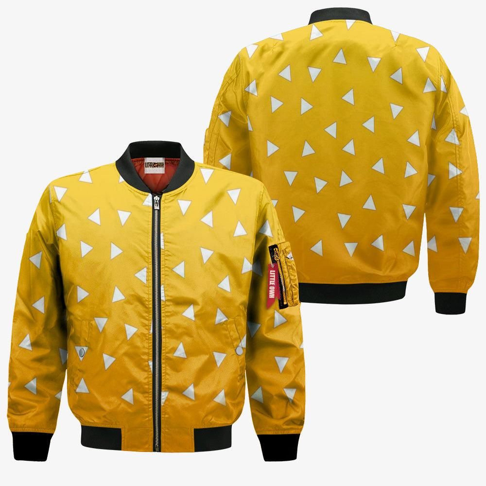 Zenitsu-Pattern-Bomber-Jacket-Custom-KNY-Cosplay-Costumes-Bomber-Jacket-2