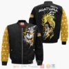 Zenitsu Thunder Breathing Cosplay Costume Demon Slayer Anime Bomber Jacket