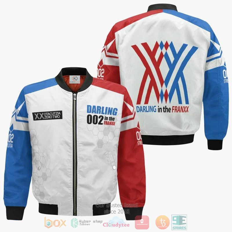 Zero Two Darling In The Franxx Anime Bomber Jacket Zero Two Darling In The Franxx Anime Bomber Jacket