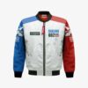 Zero Two Darling In The Franxx Bomber Jacket Custom White Cosplay Costumes Bomber Jacket